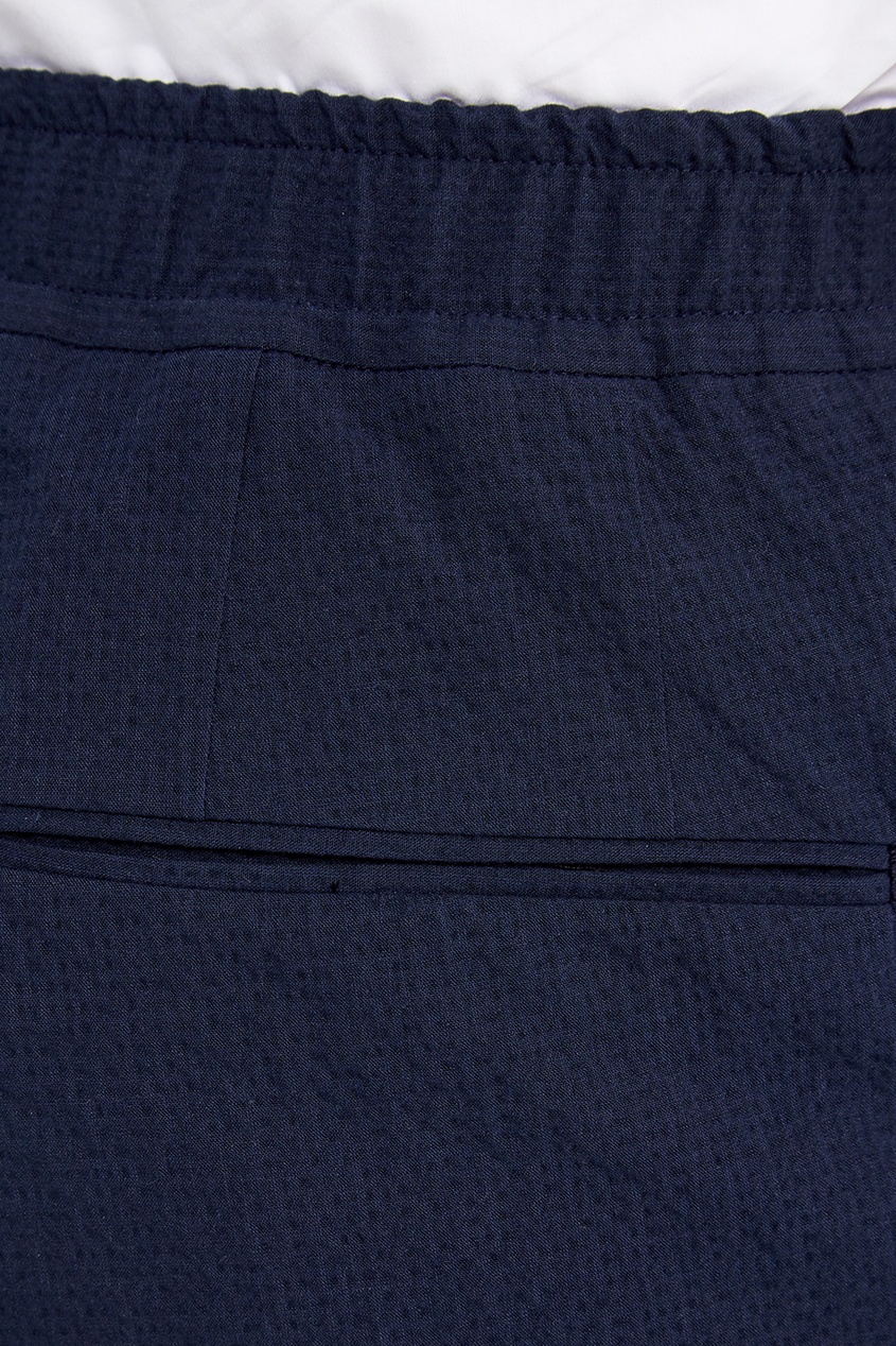 фото Синие брюки с карманами Fendi