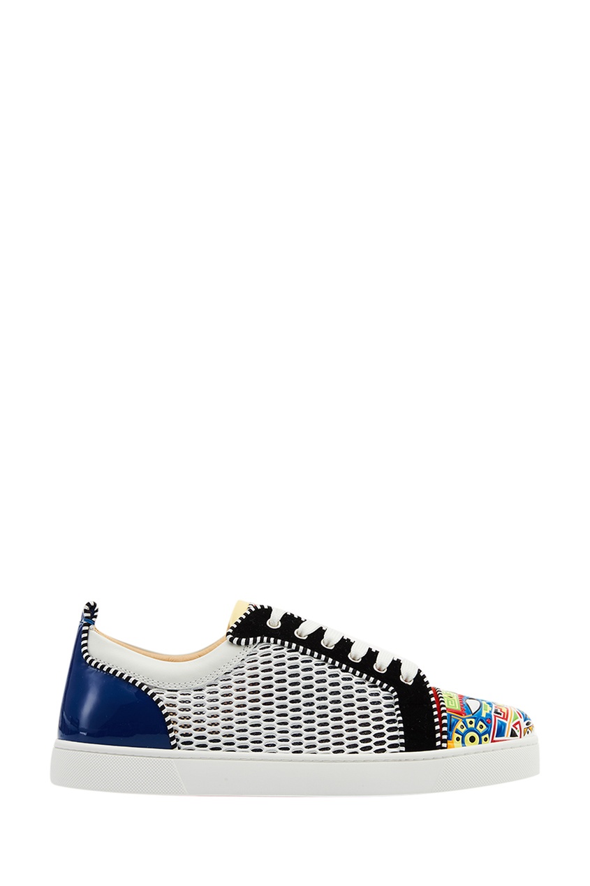 фото Комбинированные кеды Louis Junior Tony Flat Christian louboutin