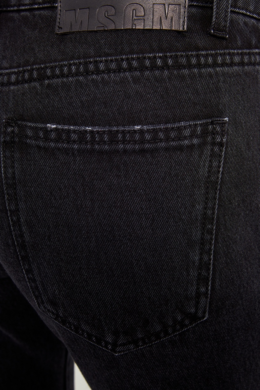 фото Черные прямые джинсы msgm