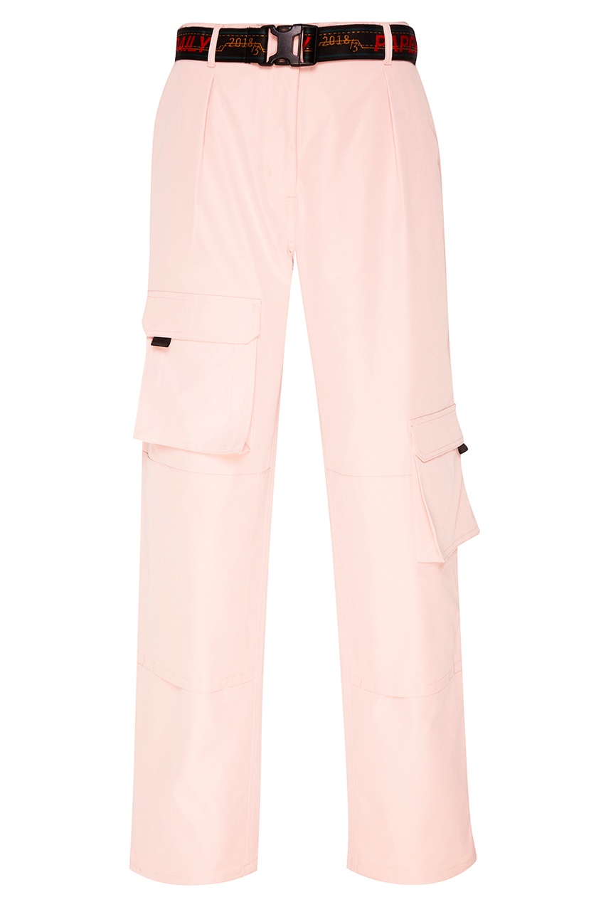 фото Розовые брюки с накладными карманами daily paper