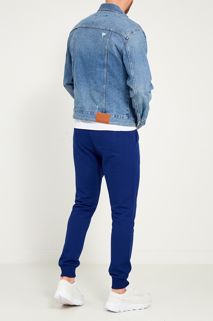 фото Синие брюки со шнурком Calvin klein