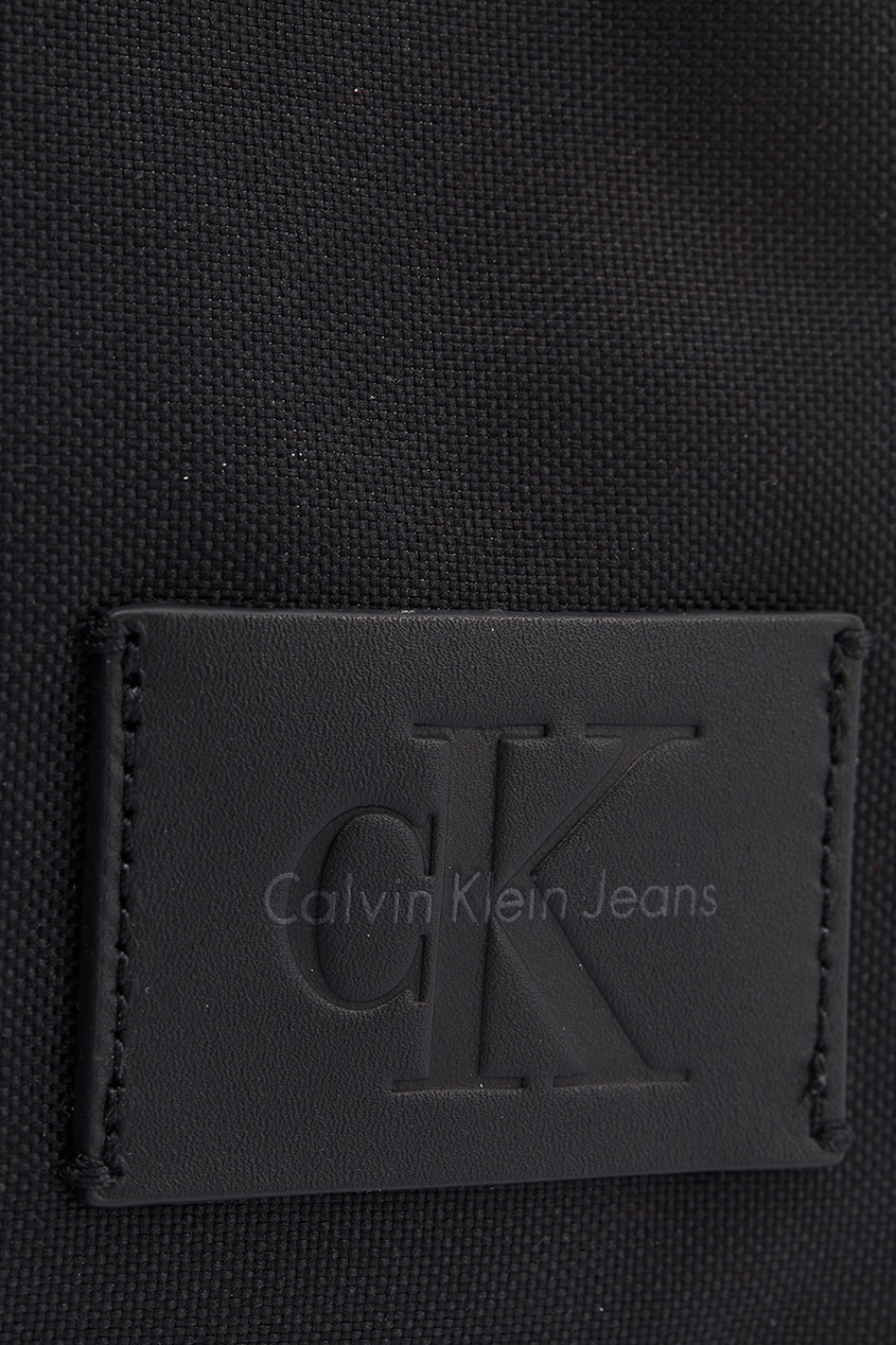 фото Черная текстильная сумка Calvin klein