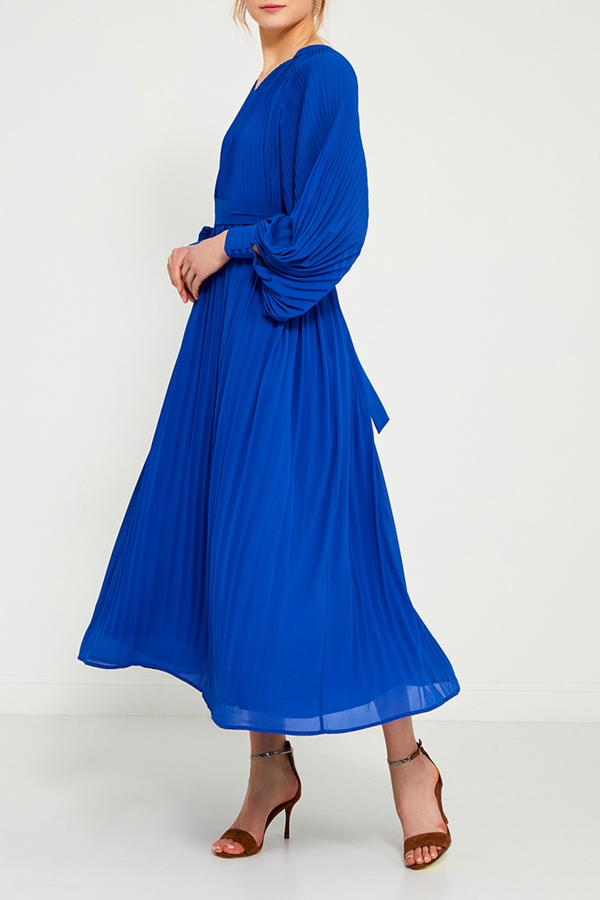 фото Синее плиссированное платье akhmadullina dreams