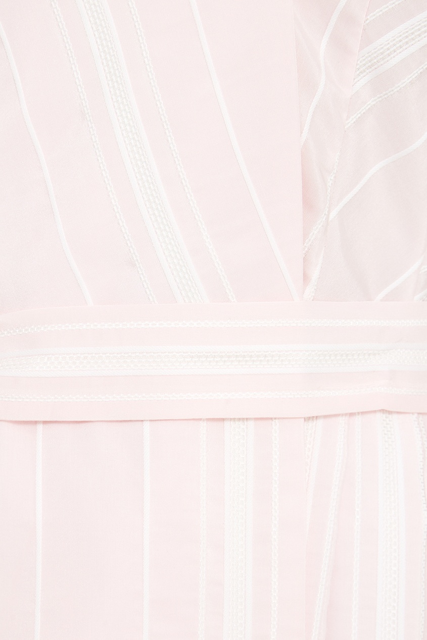 фото Розовое платье из поплина ulyana sergeenko