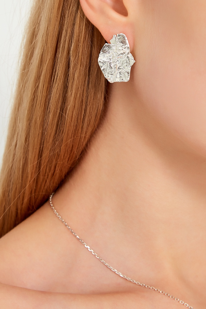 

Серьги из серебра MIDI, Серебряный, Серьги из серебра MIDI