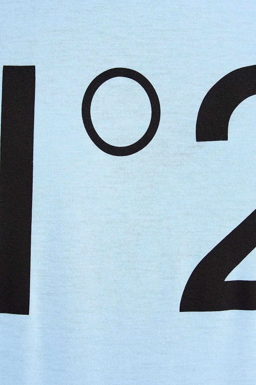 фото Голубая футболка с логотипом no.21
