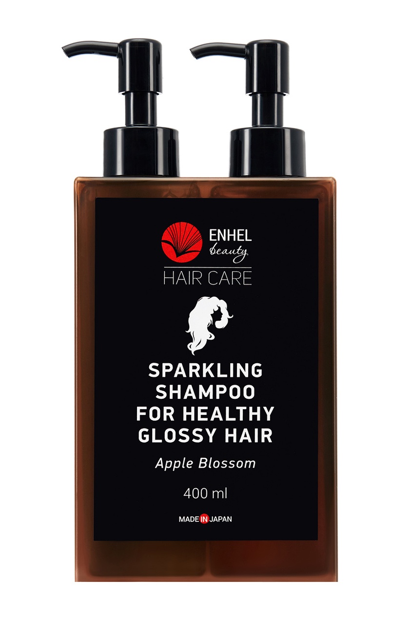 фото Шампунь для волос Sparklinng Shampoo for Healthy Glossy Hair, 400 ml Enhel beauty