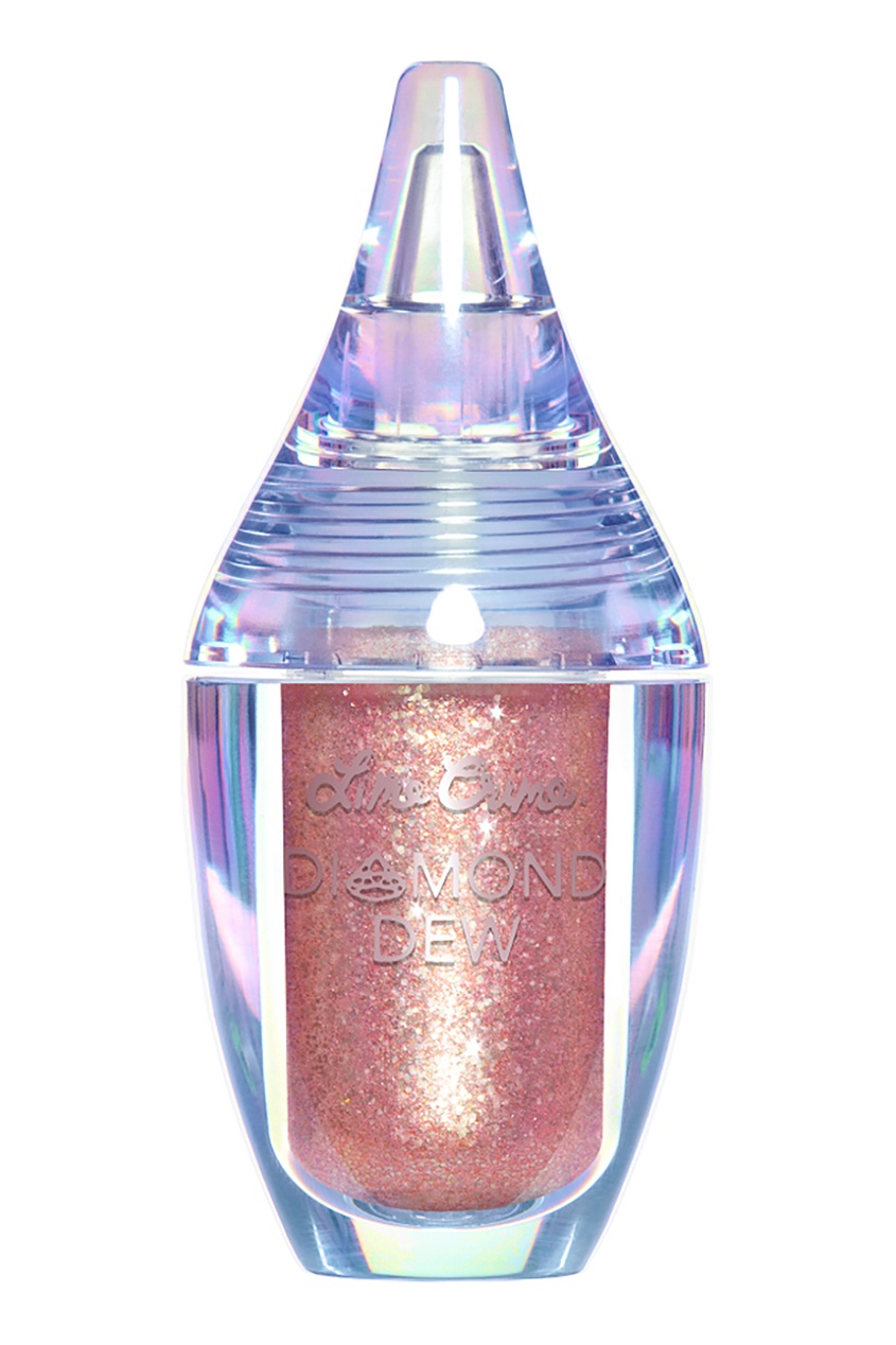 фото Жидкий глиттер для век Diamond Dew ROSE GOALS, 14 ml Lime crime