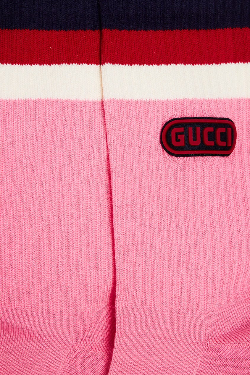 фото Розовые носки из хлопка gucci