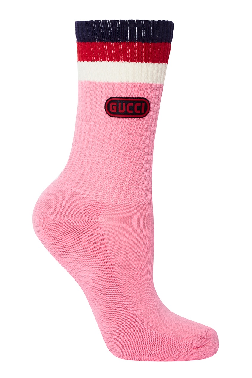 фото Розовые носки из хлопка Gucci