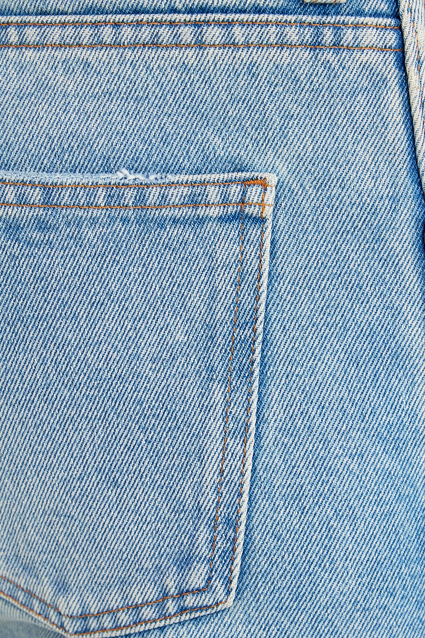 фото Голубые джинсы с потертостями Gucci man