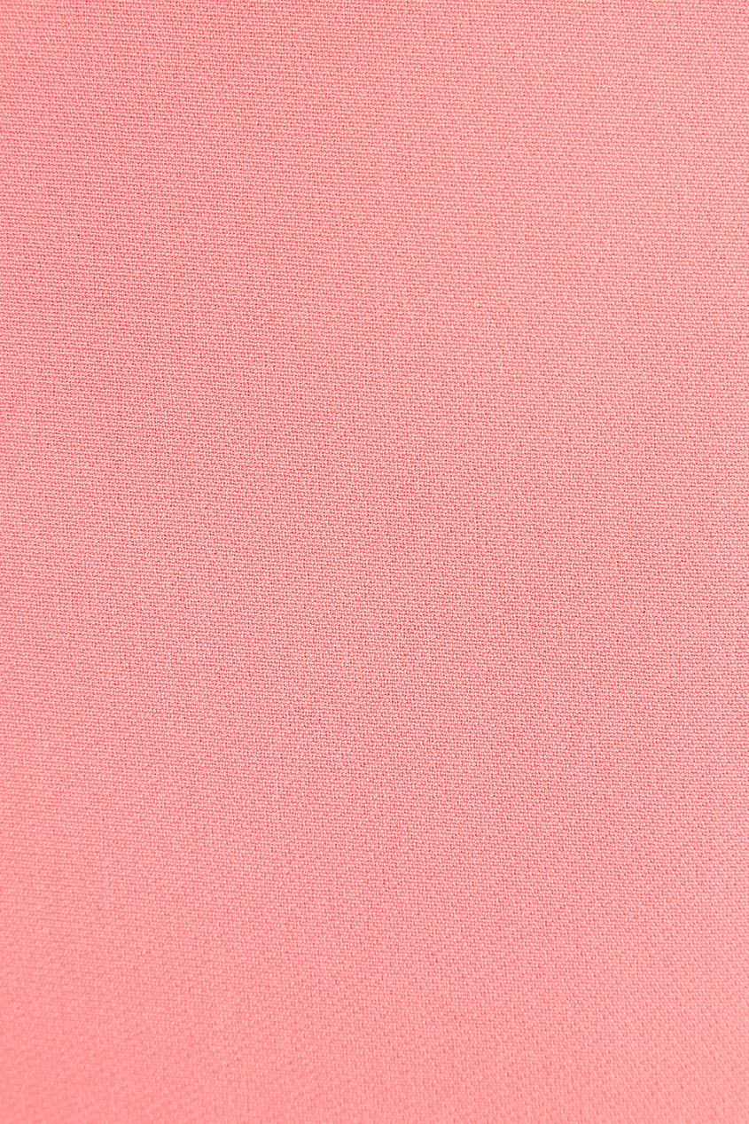 фото Розовая юбка с фигурной отделкой miu miu