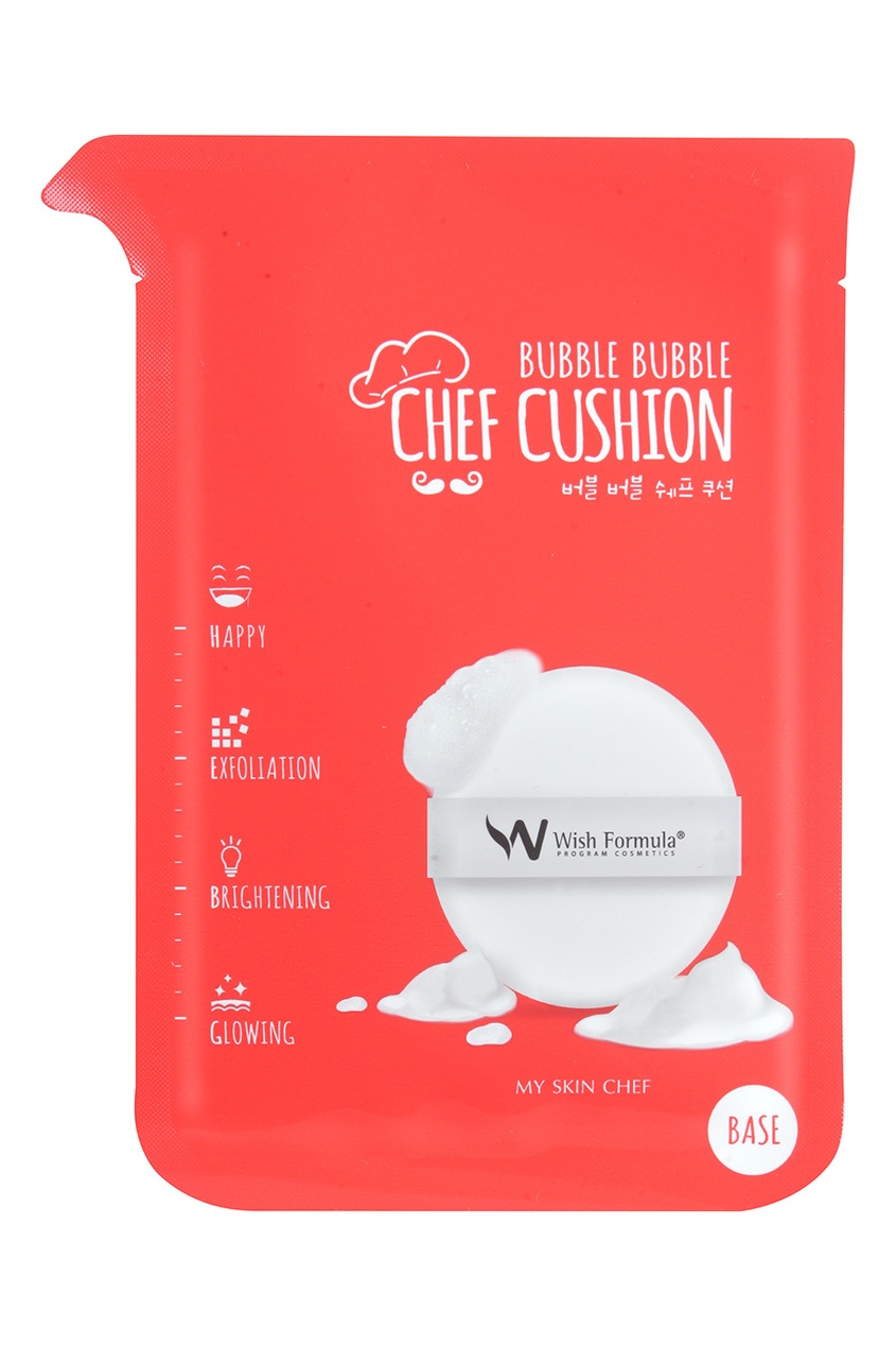 фото Набор для ухода за кожей лица bubble bubble chef cushion (спонж + сыворотка с витамином с) wish formula