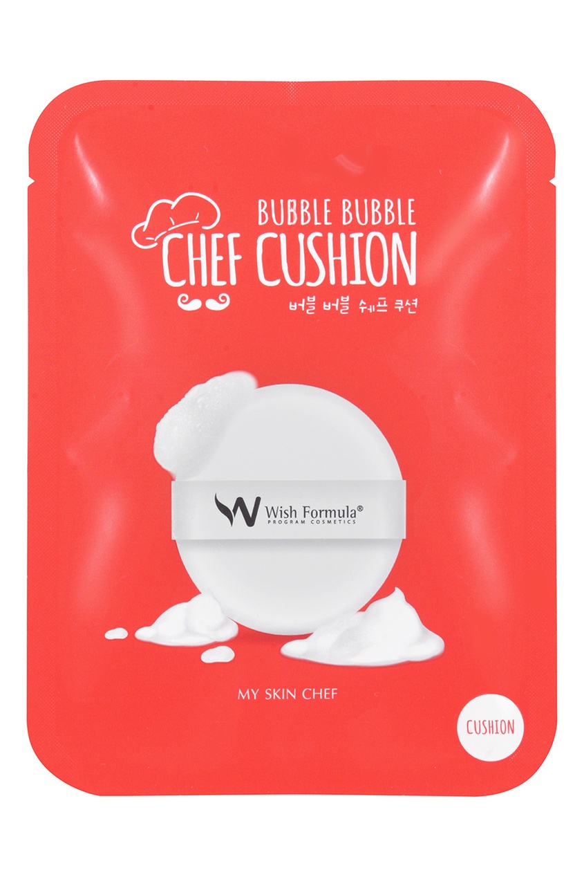 фото Набор для ухода за кожей лица bubble bubble chef cushion (спонж + сыворотка с витамином с) wish formula