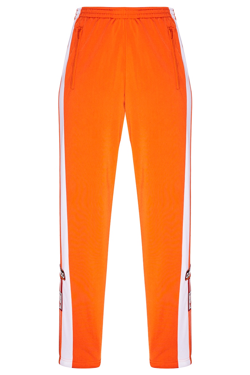 фото Брюки оранжевые с лампасами og adibreak tp adidas