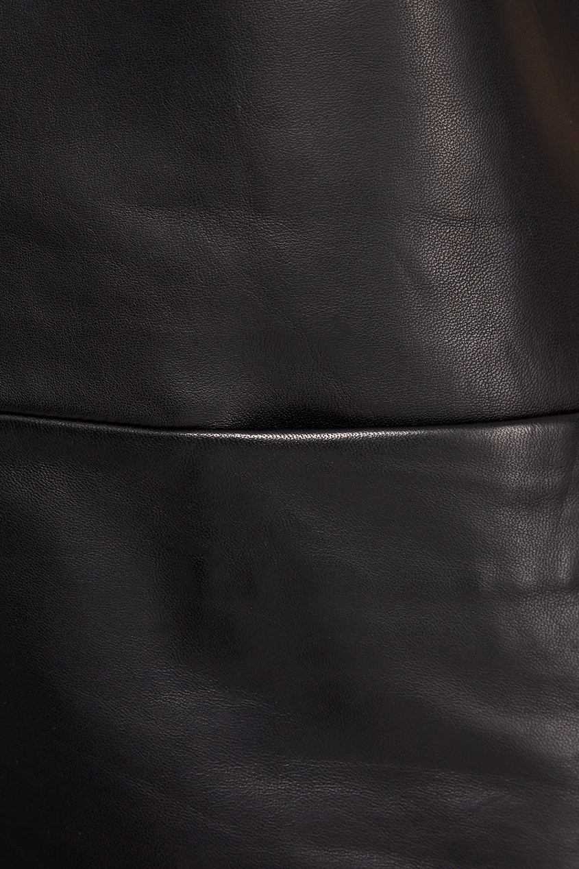 фото Черное платье с карманами maje