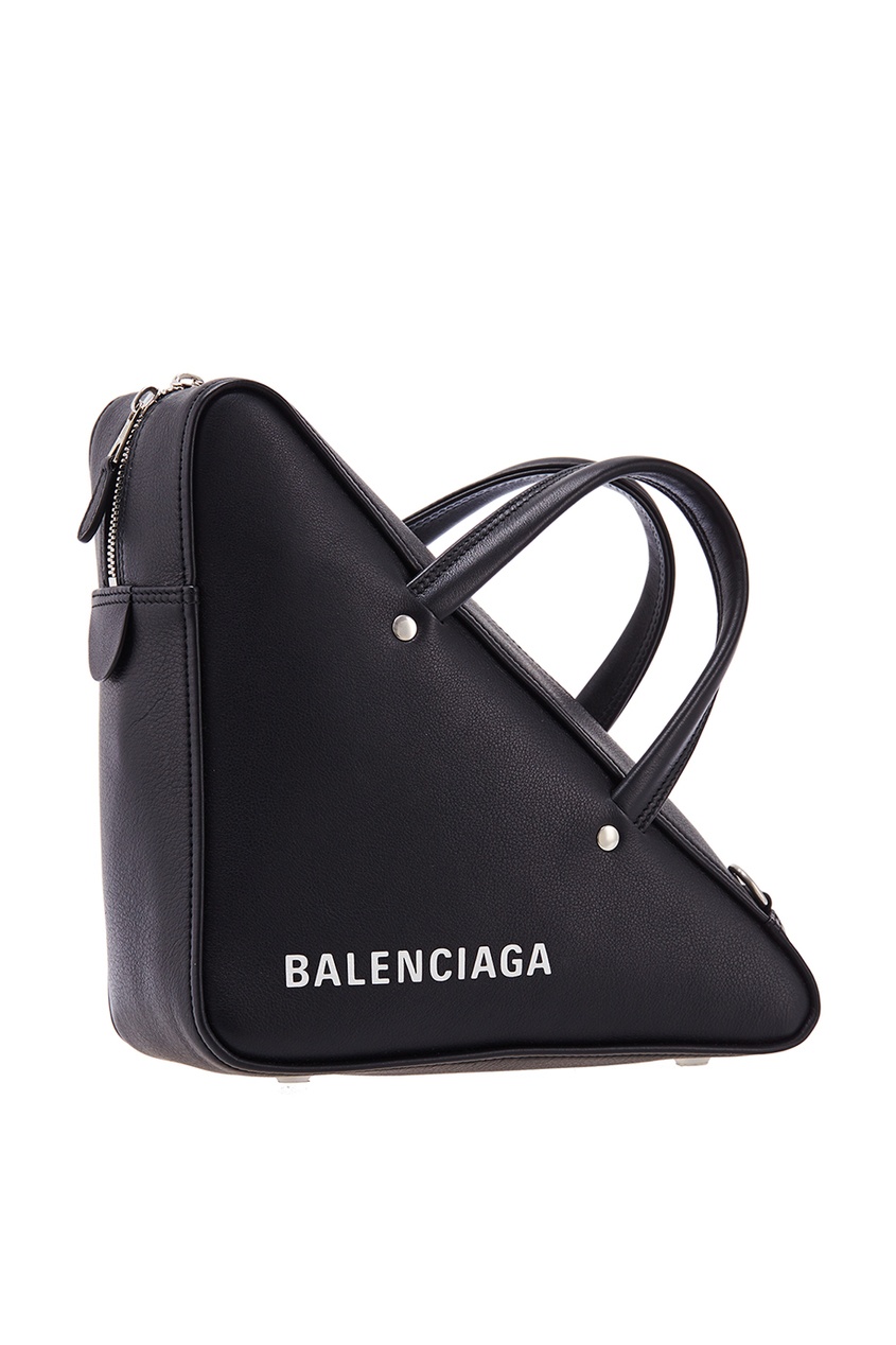 фото Треугольная кожаная сумка triangle duffle s balenciaga