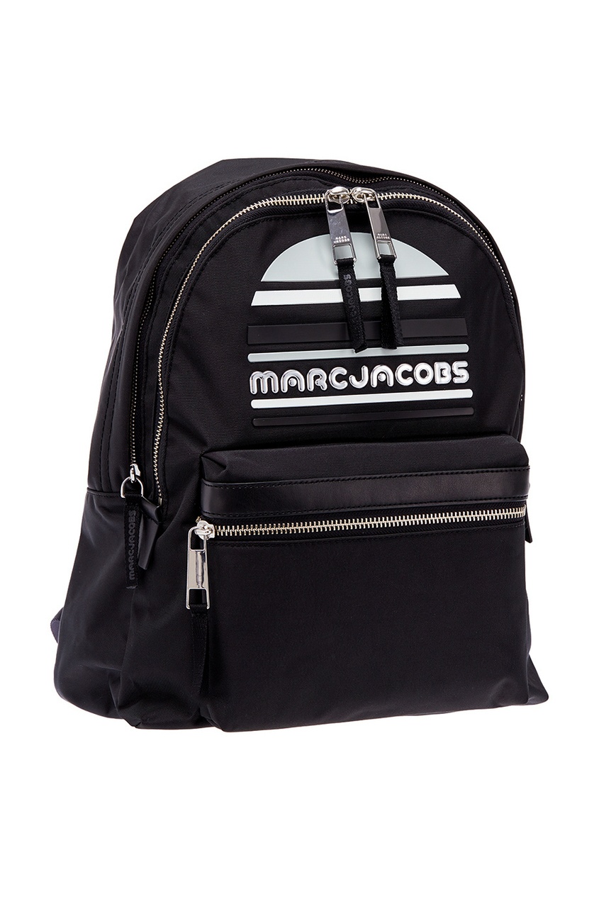 фото Черный рюкзак с большим логотипом marc jacobs (the)