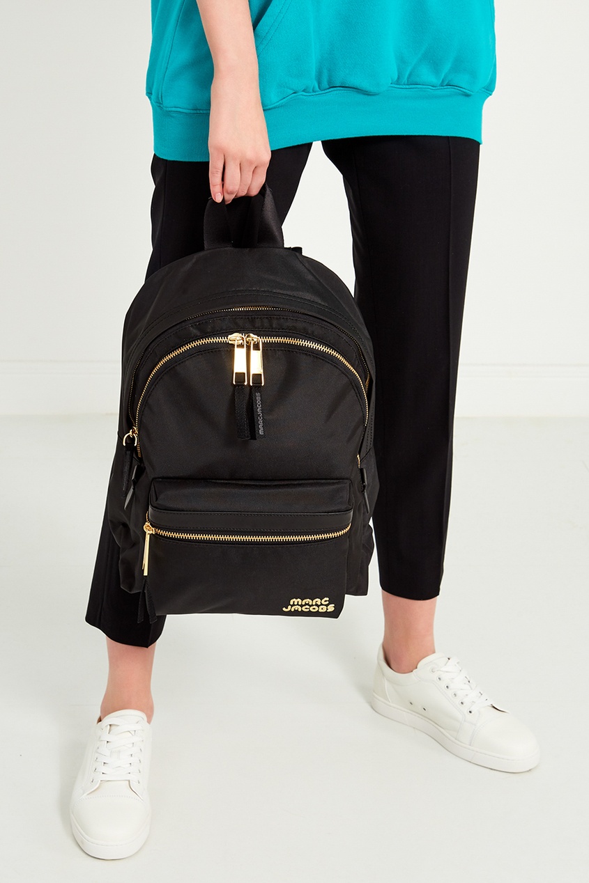 фото Черный рюкзак с логотипом marc jacobs (the)