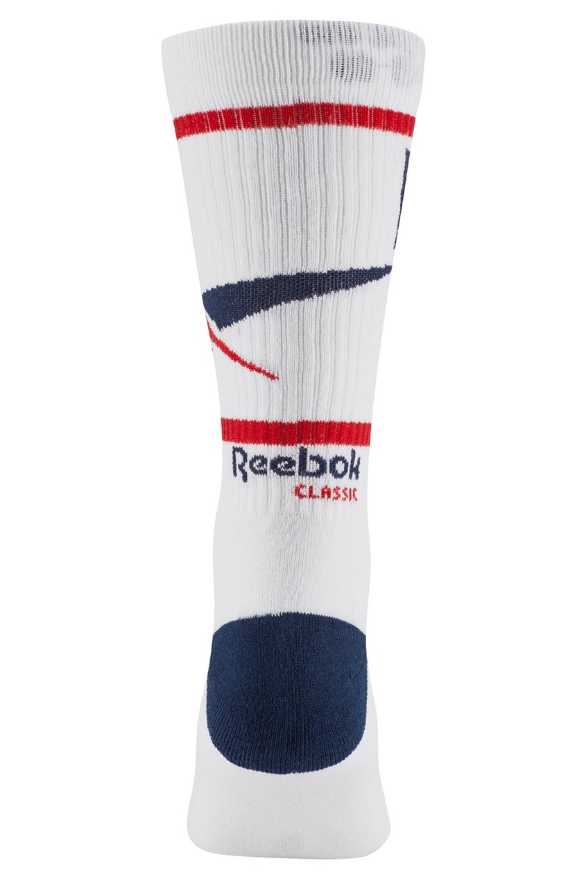 фото Белые носки с цветной отделкой reebok