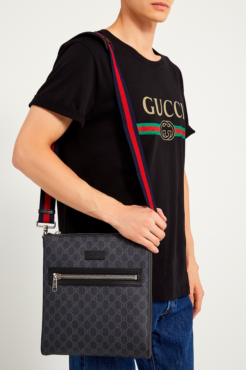 фото Сумка с цветным ремнем Gucci man
