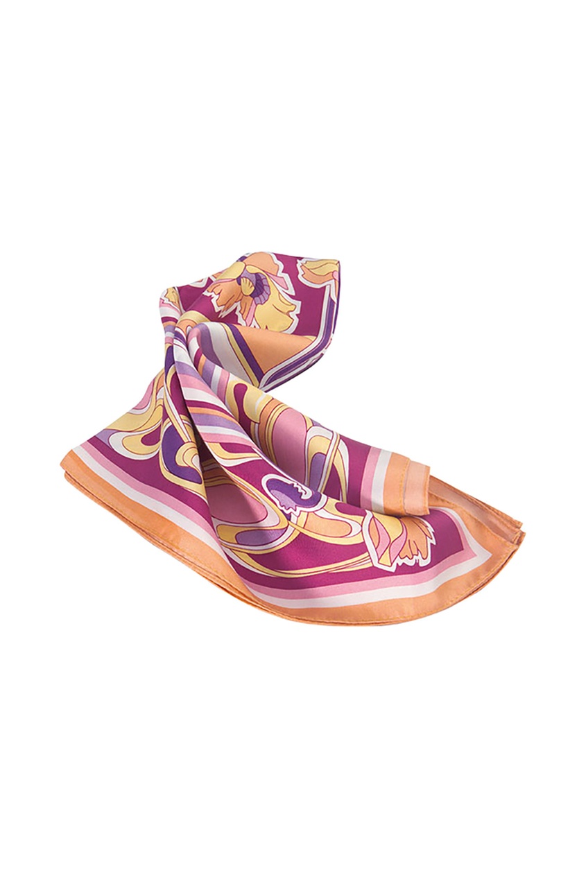

Платок "Гаврош" Посвящение Альфонсу Мухе, дизайн "Сара Бернар", Multicolor