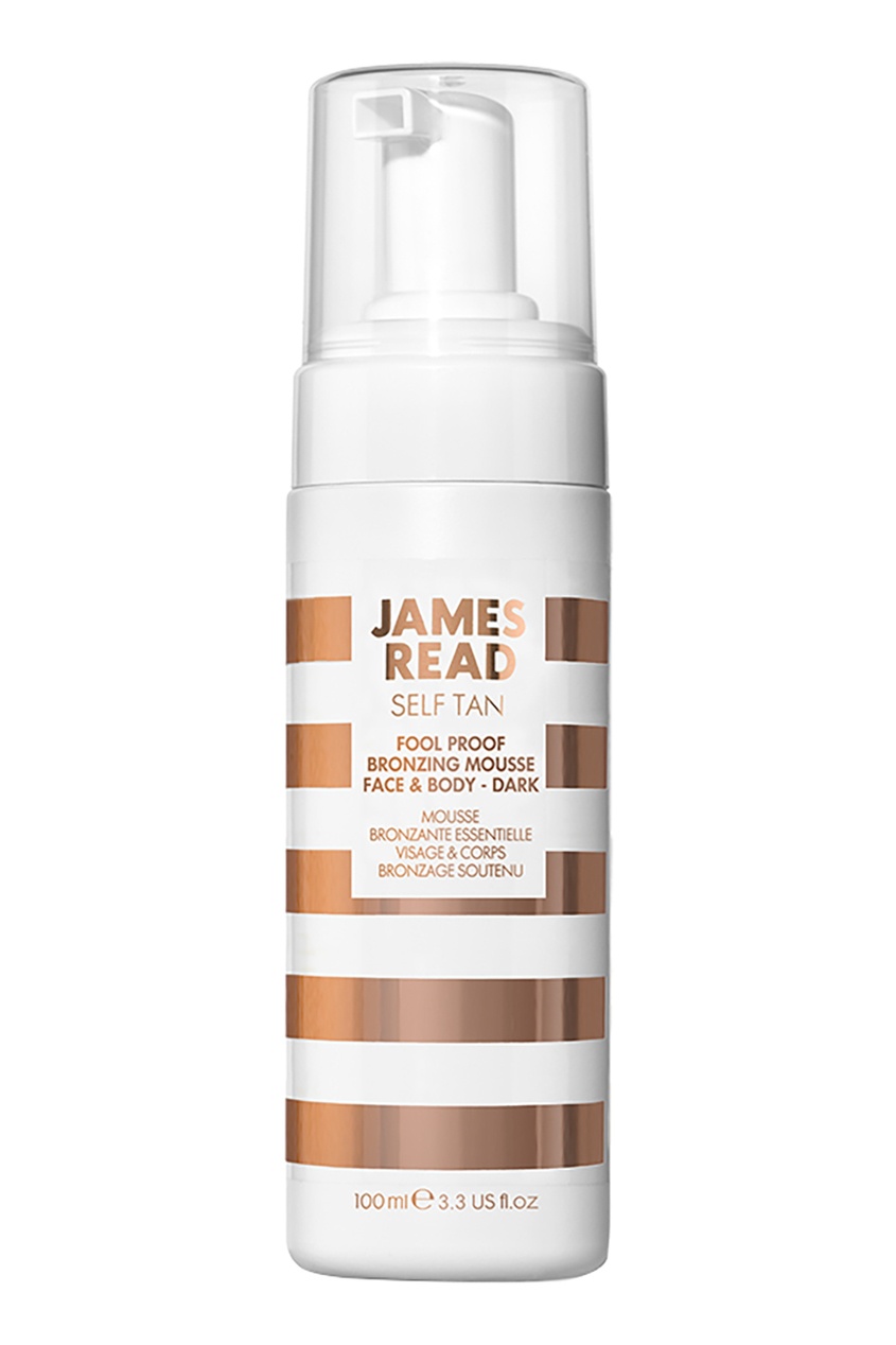 фото Бронзирующий мусс для лица и тела темный FOOL PROOF BRONZING MOUSSE FACE & BODY, 100 ml James read