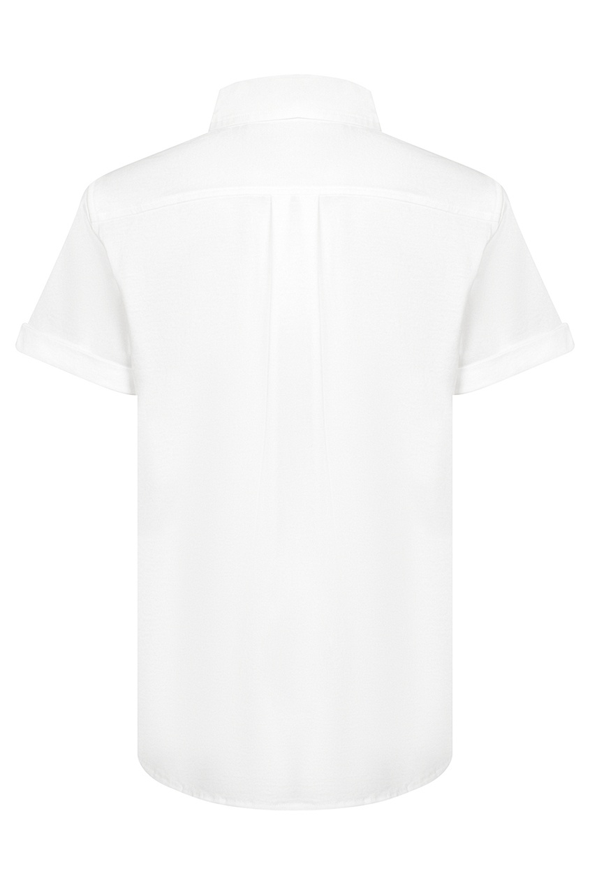 фото Белая рубашка с логотипом dolce&gabbana