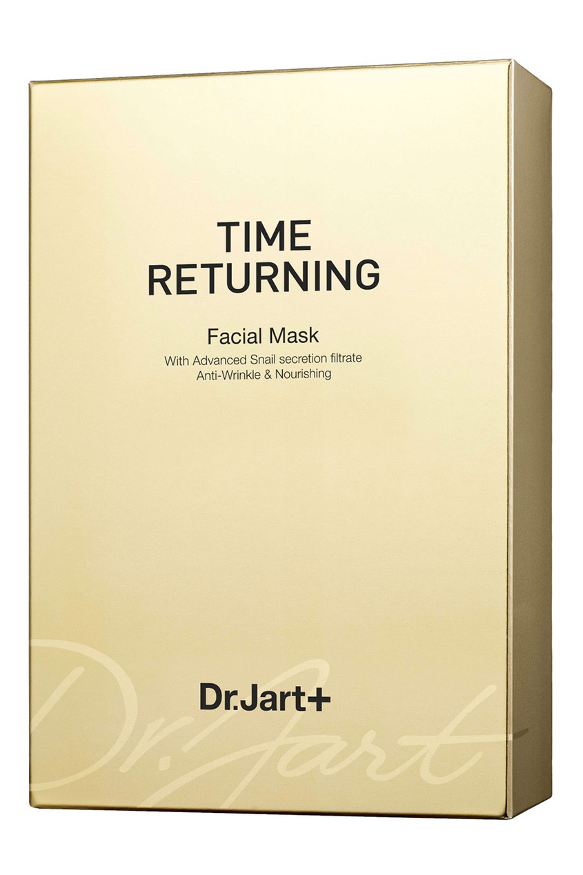 фото Антивозрастная маска с муцином улитки time returning mask pack (10х20 g) dr.jart+