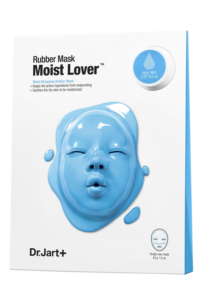 фото Набор rubber mask moist lover (моделирующая альгинатная маска мания увлажнения 45 g + ампула 5 g) dr.jart+