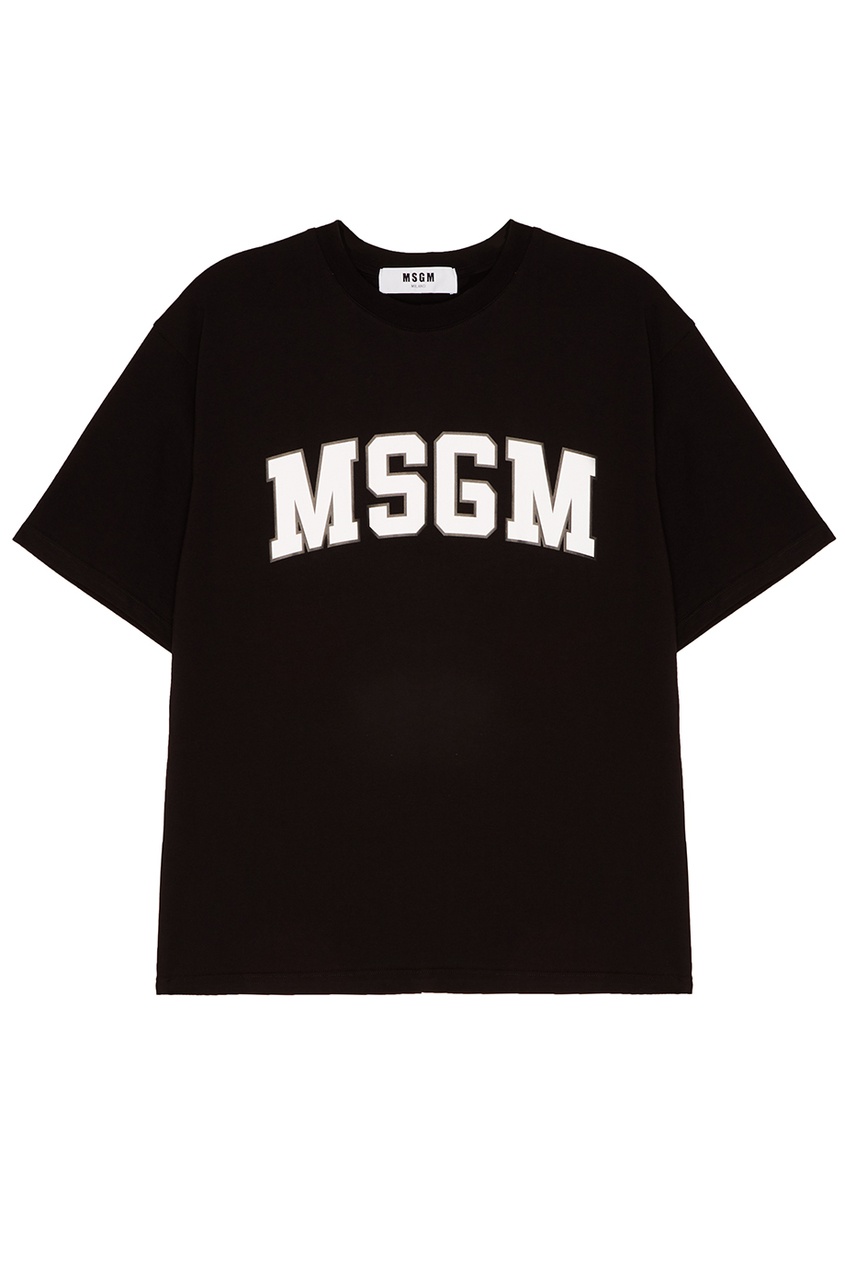 фото Свободная футболка с логотипом msgm