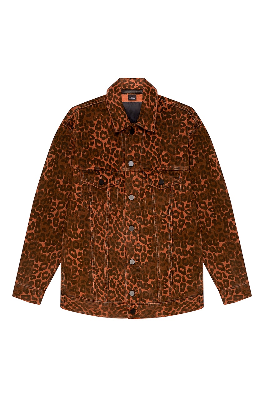 Куртка с леопардовым принтом