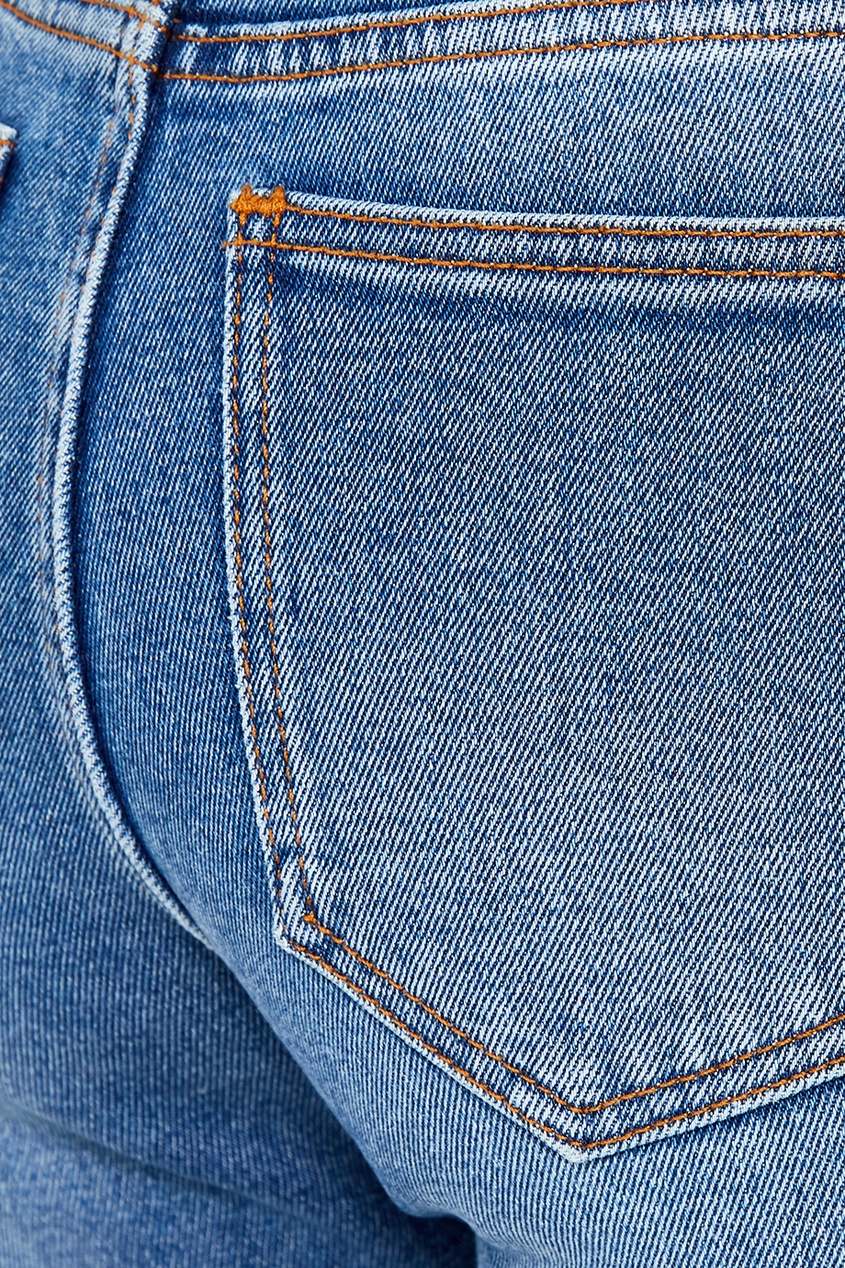 фото Голубые джинсы с логотипом msgm