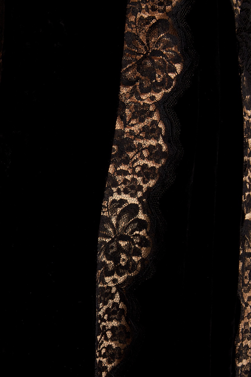 фото Черное асимметричное платье Stella mccartney