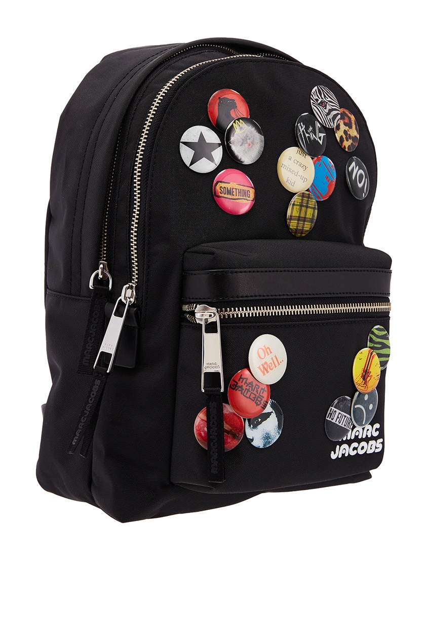 фото Текстильный рюкзак со значками marc jacobs (the)