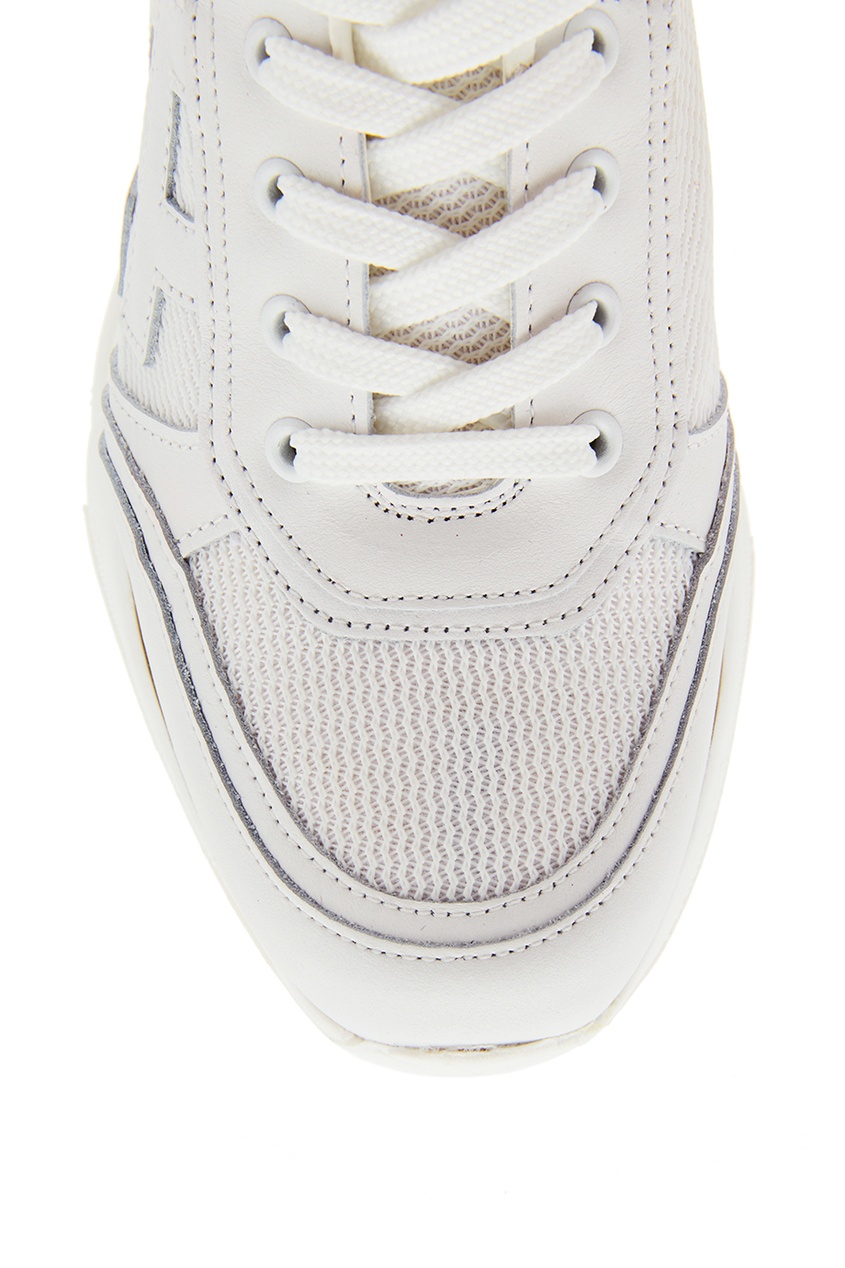 фото Белые кроссовки с логотипом claudie pierlot