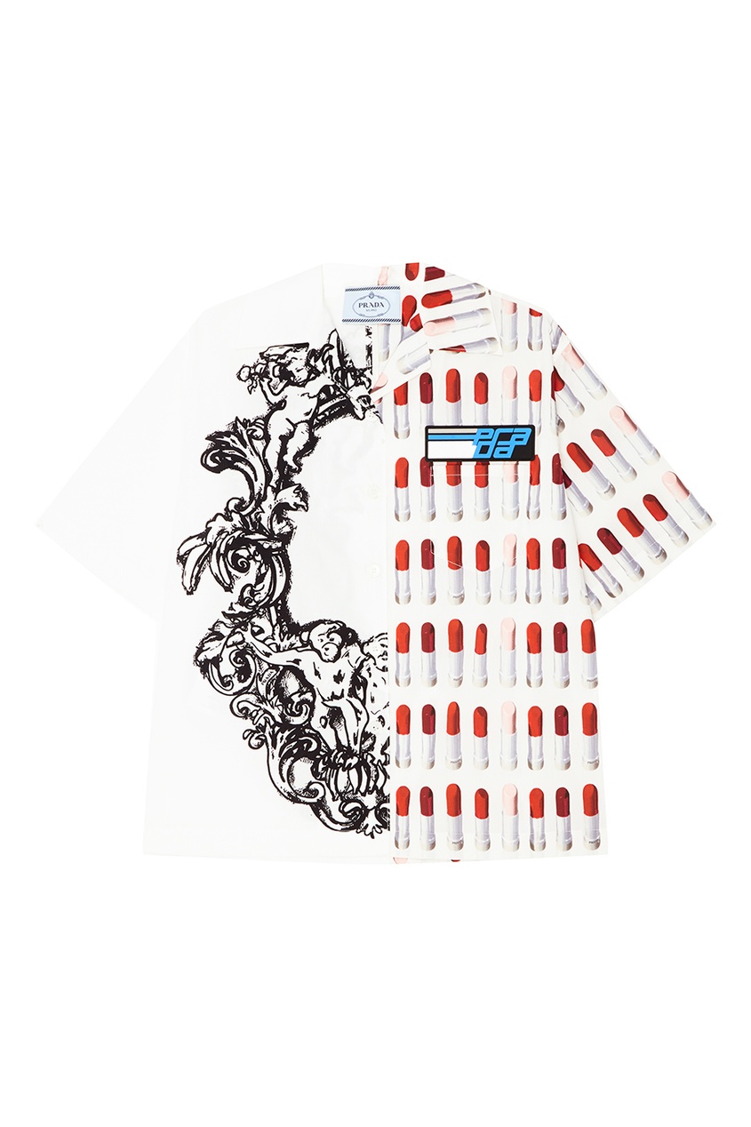 Рубашка с принтом