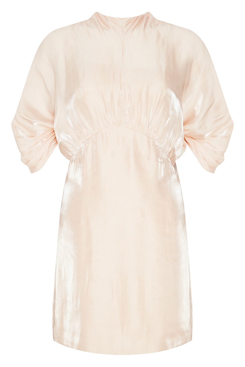 фото Короткое платье с объемными рукавами prada