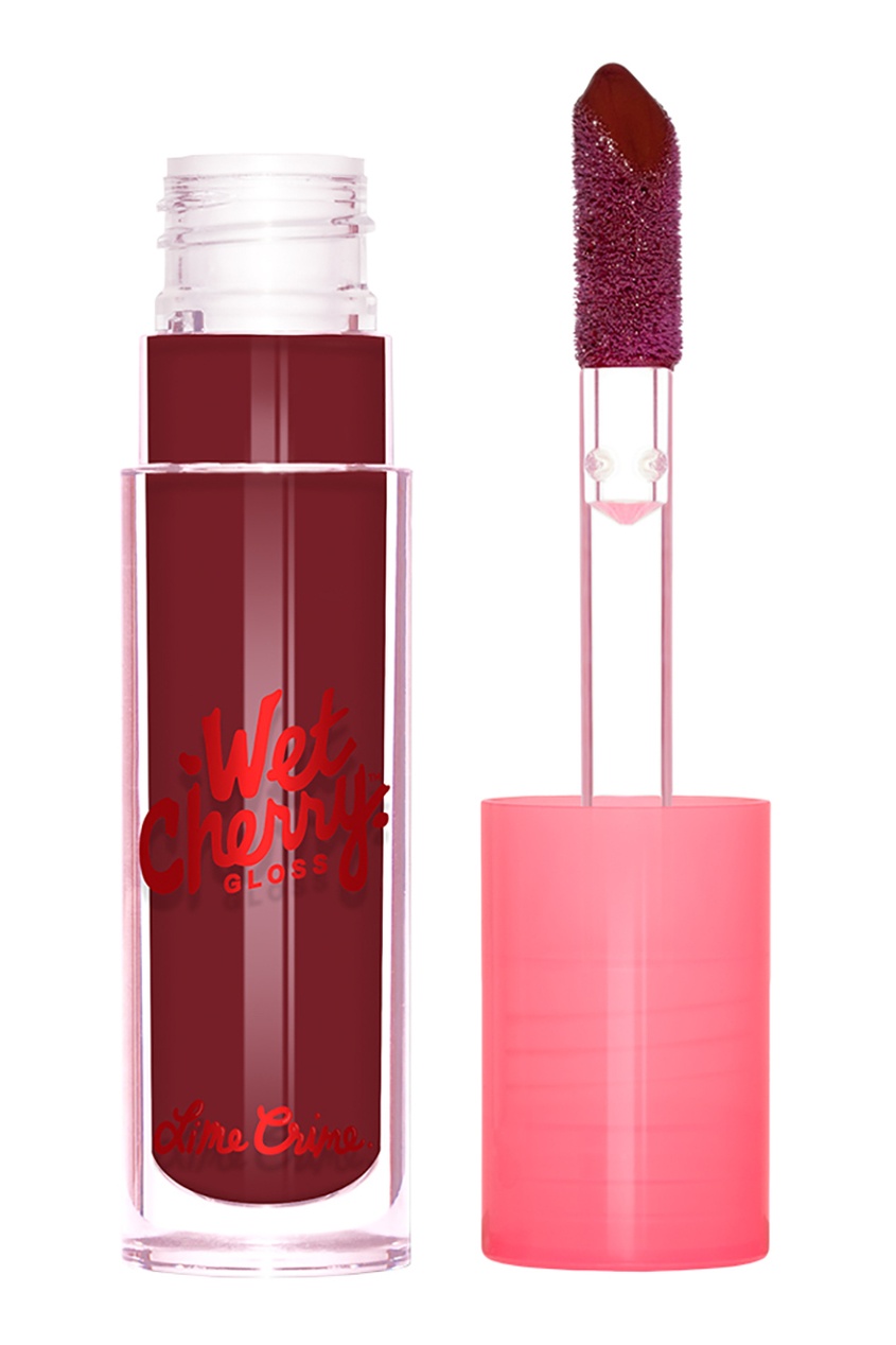 фото Блеск для губ нового поколения wet cherry diet cherry 2,96 ml lime crime