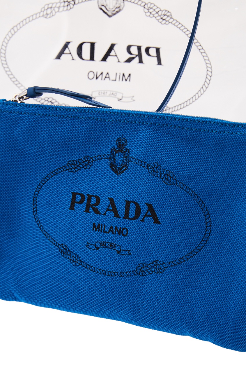 фото Прозрачная сумка с логотипом Prada