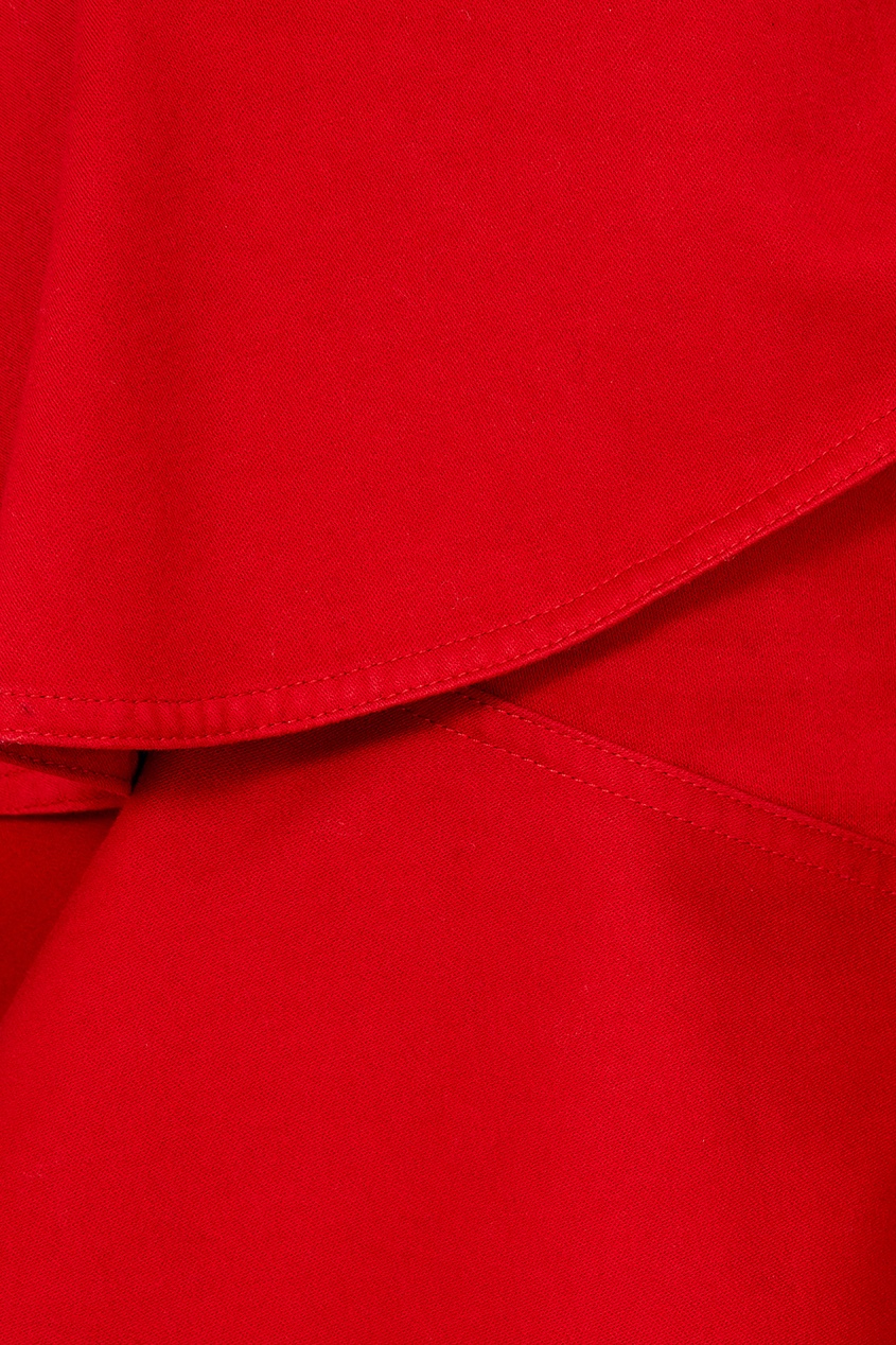 фото Красная юбка с оборками Doali Isabel marant etoile