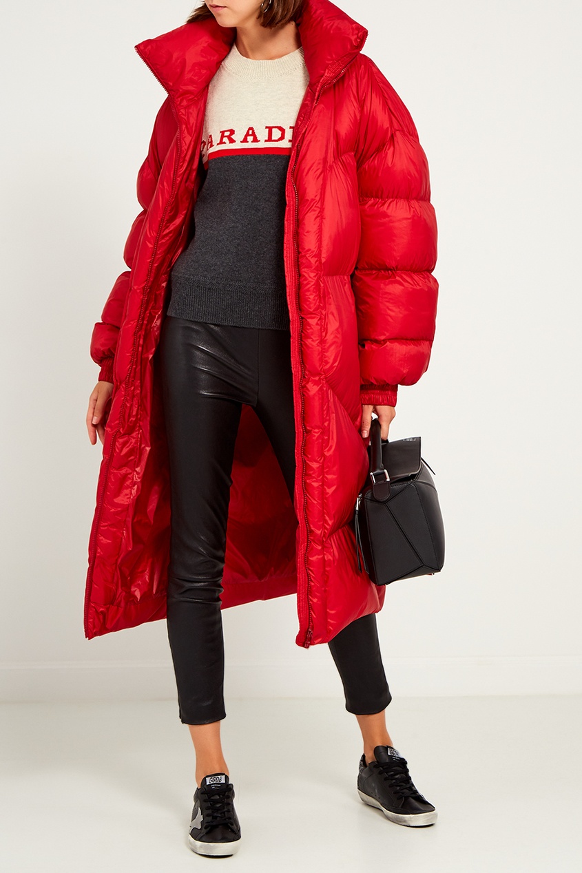фото Стеганое красное пальто Cray Isabel marant etoile