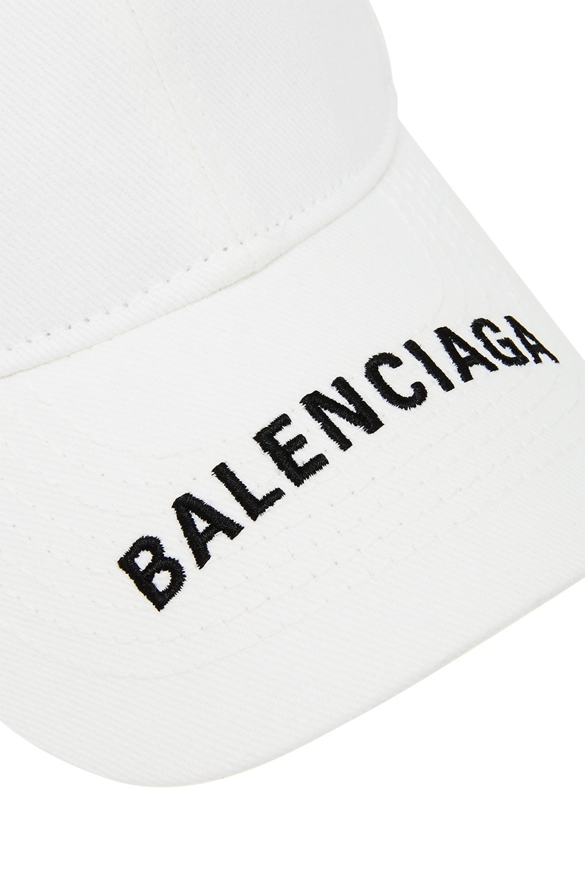 фото Белая кепка с логотипом Balenciaga man