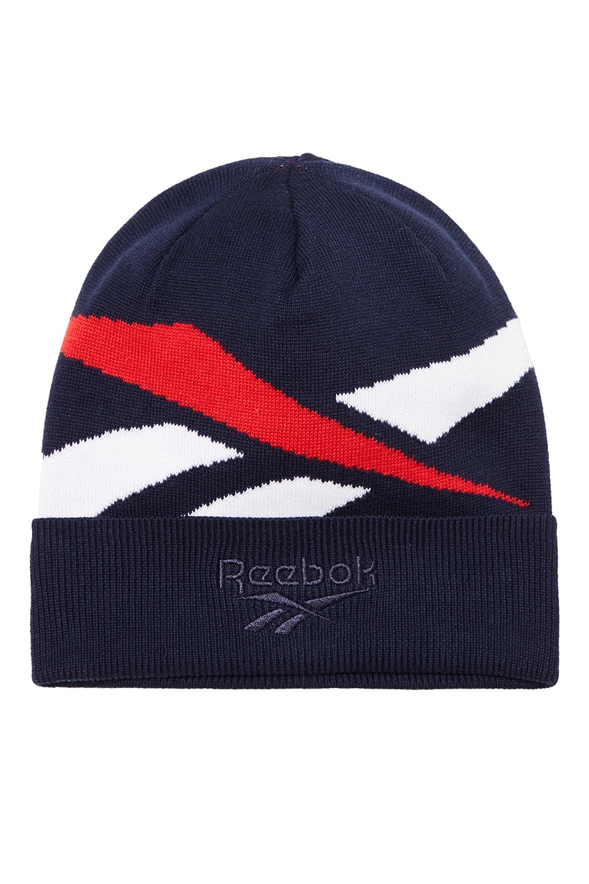 фото Синяя шапка с логотипом reebok