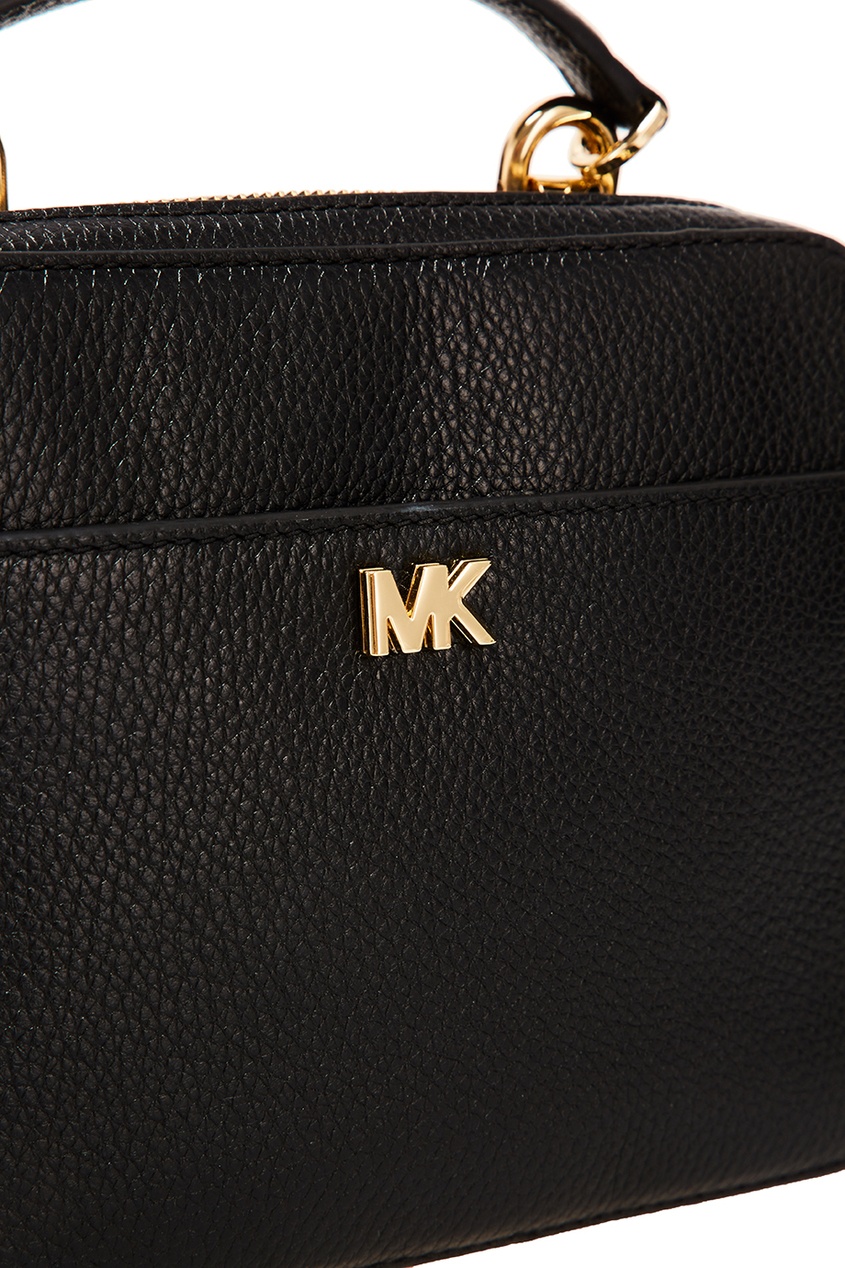 фото Черная сумка crossbodies из кожи michael michael kors