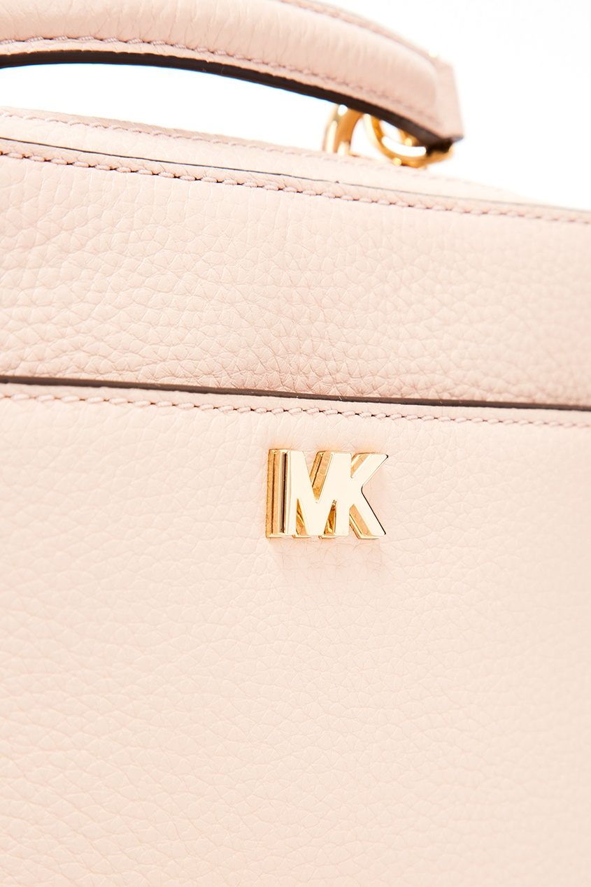 фото Розовая кожаная сумка crossbodies michael michael kors