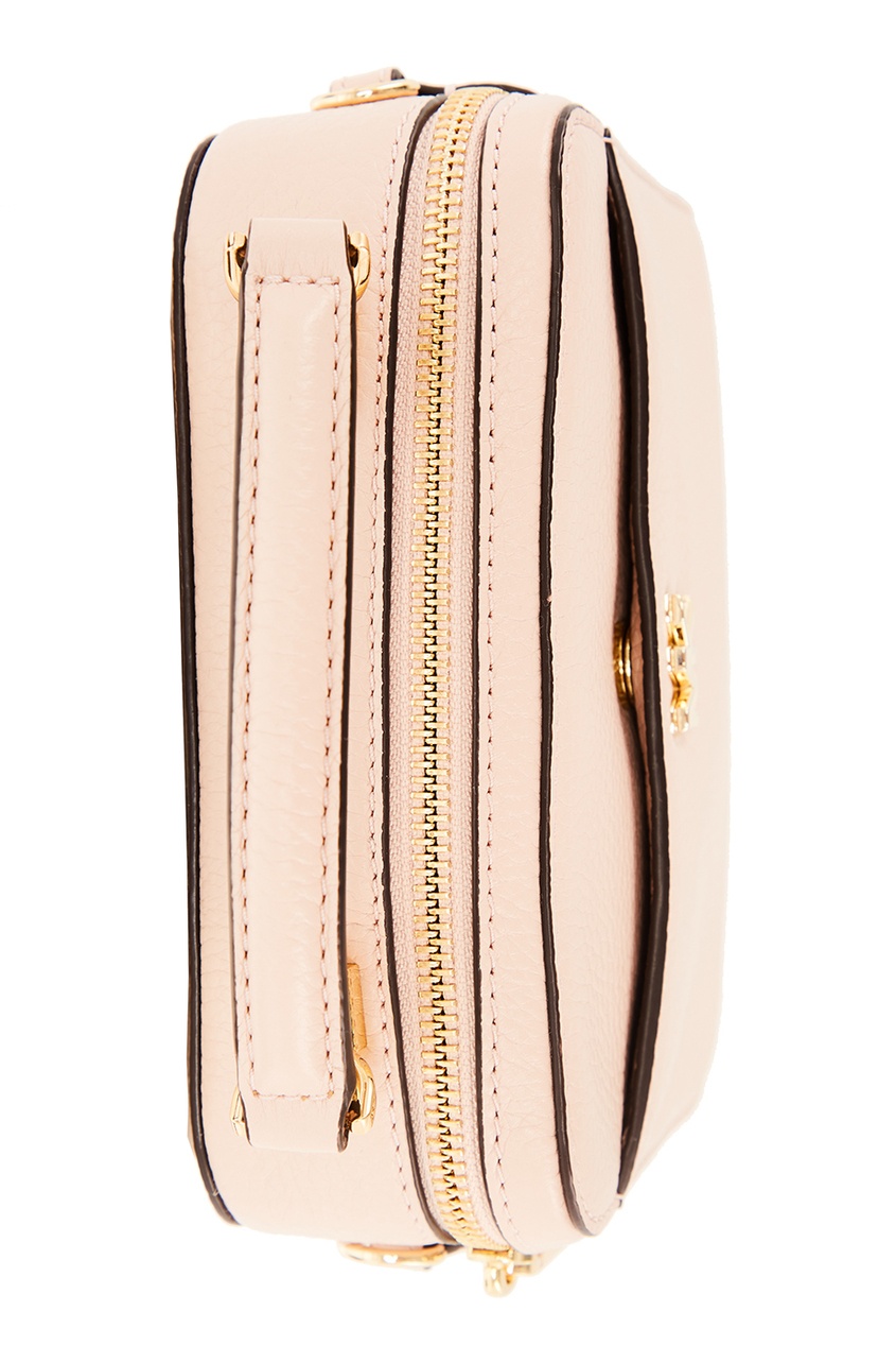 фото Розовая кожаная сумка crossbodies michael michael kors