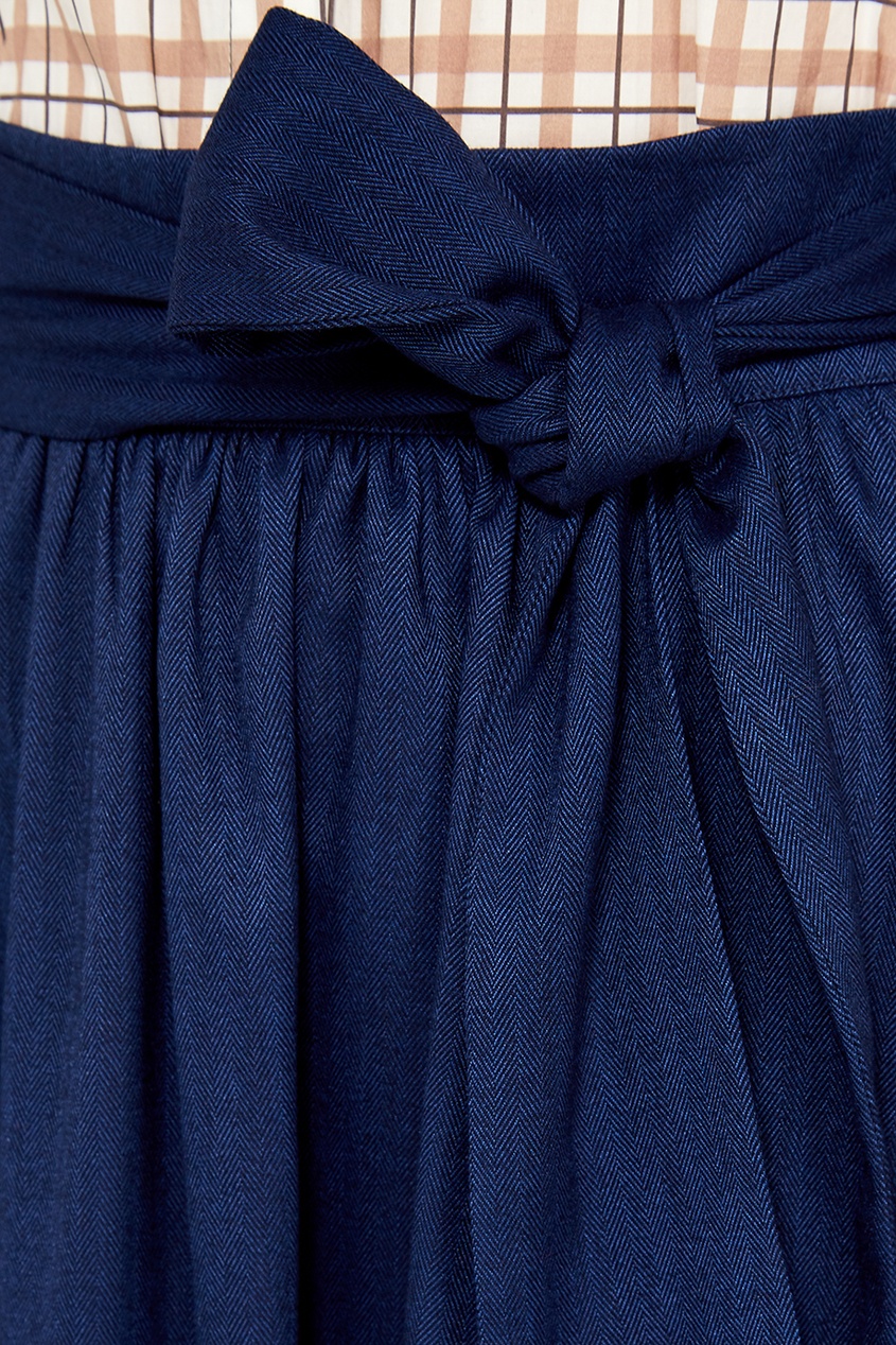 фото Синяя юбка с бантом akhmadullina dreams