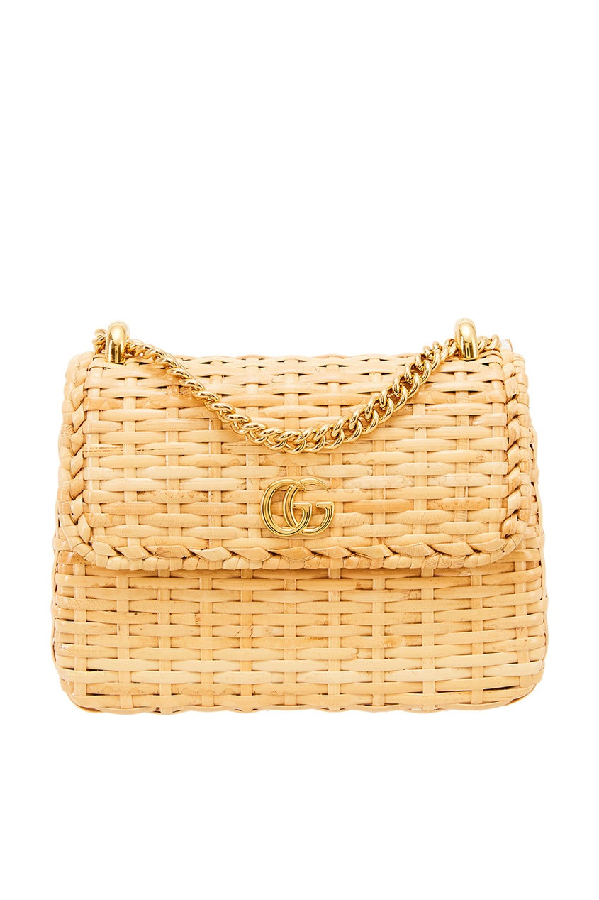 

Соломенная сумка Wicker, Бежевый, Соломенная сумка Wicker