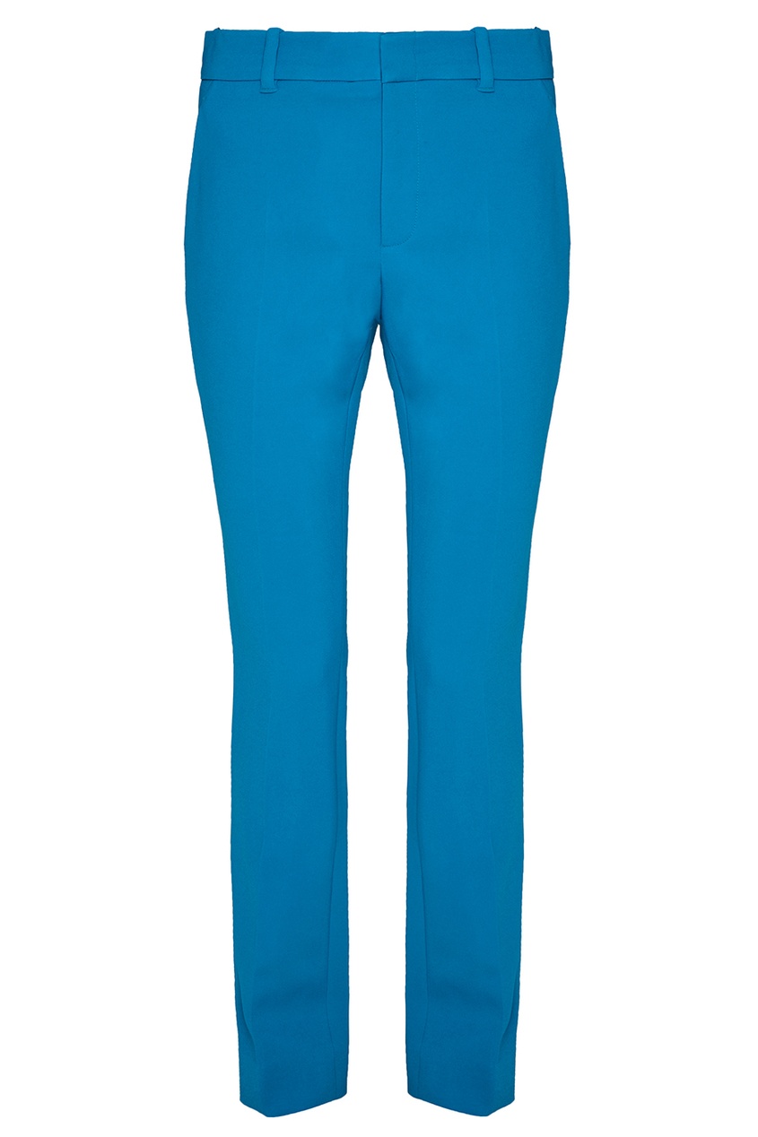 Голубые укороченные брюки от Gucci